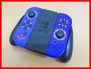 2404★SM-1312★Nintendo Switch Joy-Con(L)/(R) ゼルダの伝説 スカイウォードソード エディション カスタム品 Joy-Conグリップ付き 中古品