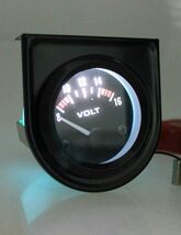 yiteng 自動車 高感度 52mm 電圧計 ボルトゲージメーター 電源の電圧 測定 電圧表示 8-16v_画像5