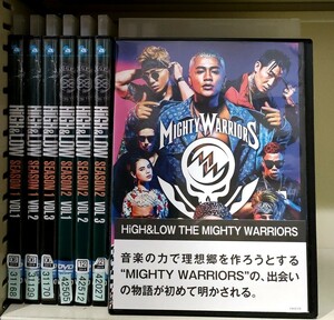 A61G HiGH&LOW SEASON1,2 + THE MIGHTY WARRIORS 全7巻セット レンタル落ち