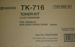 Kyocera ◎ TK-716 Тонер ◎ KM-3050/KM-4050/KM-5050 ◎ Подлинный/неиспользованный ④