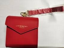 レア 未使用 GIVENCHY ミニポーチ ミニバッグ レッド ゴールド ノベルティ 赤 ジバンシー_画像2