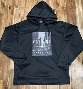 完売品 新品未使用 CAPTURE メンズ プルオーバー パーカー サイズLL ブラック 黒 Tシャツ supremeノースフェイスフーディー PARKA BLACK 