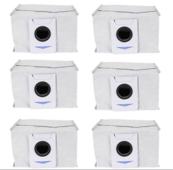 【6枚入り】エコバックスDEEBOT T20 OMNI/X1 OMNI/T10 OMNI 対応 ダストボックス交換用 紙パック