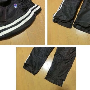 ■Champion チャンピオン ウエストゴム シャカパン ウィンドブレーカー パンツ サイズL 黒 中古の画像5