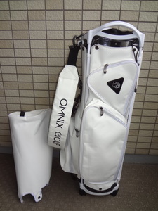 オムニクス / OMNiX GOLF (CARBON CADDIE BAG) 9型軽量 カーボン キャディバッグ(組み立て済) 未使用保管品