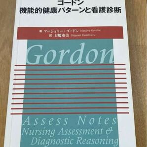 アセスメント覚え書 : ゴードン機能的健康パターンと看護診断