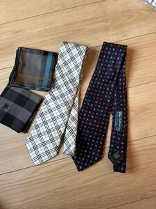  Burberry галстук 2 носовой платок 2