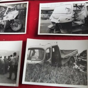 旧車資料、くろがね3輪車事故写真16枚、昭和レトロの画像4