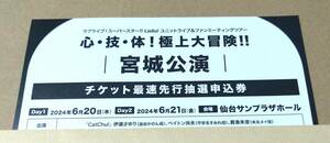 宮城 全日 ラブライブ スーパースター Liella CatChu ファンミ ユニット ライブ チケット 最速先行抽選申込券 シリアル