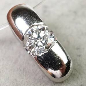 【3706A】Pt900プラチナ 天然ダイヤモンド 0.33ct/2.4g ペンダントトップの画像1