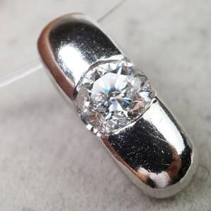 【3706A】Pt900プラチナ 天然ダイヤモンド 0.33ct/2.4g ペンダントトップの画像2