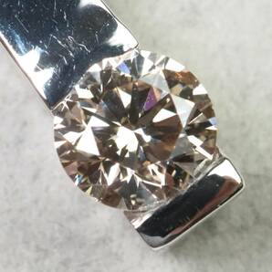 【3778A】K18WG 天然ダイヤモンド 0.4ct/2.1g ペンダントトップの画像3