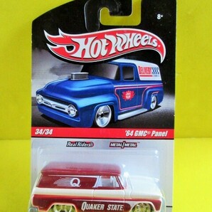 HOT WHEELS DELIVERY '64 GMC PANEL （赤）の画像1