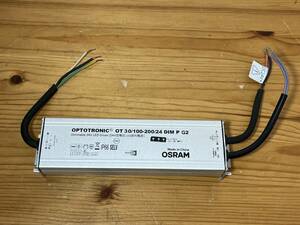 ジャンク OSRAM オスラム OT30/100-200/24 DIM P G2 24V 定電圧 LED調光電源 間接照明 テープライト電源 0411-01