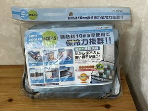 Неиспользованный астейс (Astage) Мягкий кулер SCB-15 15L Cooler Box Cold Bag Camp Outdoor BBQ 0415-02