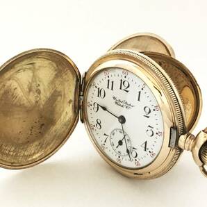 1904年製◆UNITED STATES WATCH 美彫金フルハンター 0S 7石 Gr,176 U.S.Watch Co.懐中時計◆の画像10