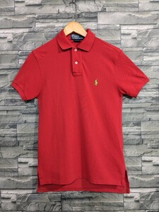 ★送料無料★POLO　RALPH LAUREN　ポロ　ラルフローレン　半袖　ポロシャツ　トップス　CUSTOM FIT　メンズ　サイズXS