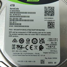 【検品済み】SEAGATE 4TB HDD ST4000DM004 (使用14999時間) 管理:オ-77_画像3