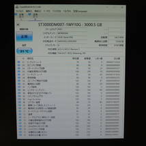 【2台まとめ売り/検品済み】SEAGATE 3TB HDD ST3000DM007 【使用時間：8423h・8789h】 管理:キ-48_画像4