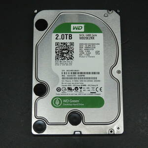 【検品済み/使用441時間】WD 2TB HDD WD20EZRX 管理:キ-65