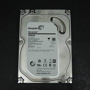 【検品済み/使用17時間】Seagate 2TB HDD ST2000DM001 管理:ケ-10