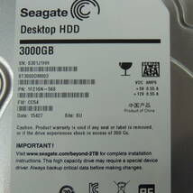 【2台まとめ売り/検品済み】Seagate 3TB HDD ST3000DM003 【使用時間：68h・73h】 管理:ケ-69_画像7