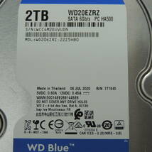 【検品済み】WD 2TB HDD WD20EZRZ (使用6333時間) 管理:ケ-99_画像4