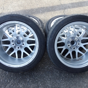 BBS RX204 17インチ アルミホイール 4本セット BMW 3シリーズ 1シリーズ 8J＋38 PCD120 ブリザック BLIZZAK VRX2 225/45R17の画像6