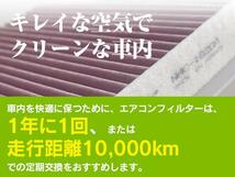 エアコンフィルター アクア NHP10 H23.12- 純正品番 87139-52040 互換品 超高品質 PM2.5/花粉/ホコリ_画像5