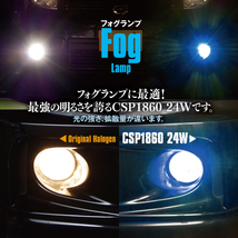 ist NCP6#系 タイプＦ　ＨＩＤ仕様 LEDバルブ HB4 アイスブルー 10000K 最新型CSP1860チップ 2個セット フォグランプ_画像2