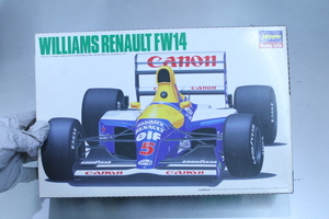 B22・ハセガワ　1/24　ウィリアムズ　ルノー　FW14　未組立て品　検）F1・HASEGAWA・Williams RENAULT