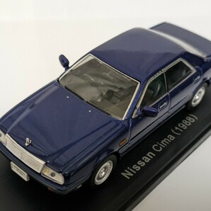 アシェット 国産名車コレクション 1/43 日産 シーマ 1988の画像1