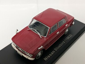 アシェット 国産名車コレクション 1/43 日産 ブルーバード 410 1963