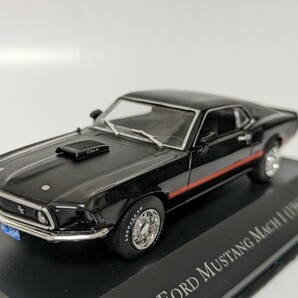 デアゴスティーニ アメリカン カー コレクション 1/43 フォード マスタング マッハ1 1969 FORD MUSTANG MACH1の画像2