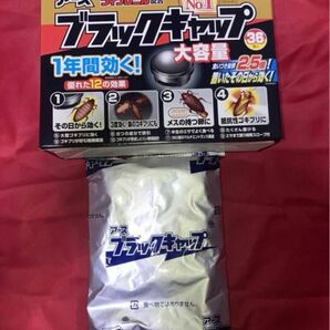 食いつき抜群2.5倍タイプ　　　アース　ブラックキャップ12個　　　ゴキブリ対策