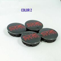 【送料140円】【チェック 銀 シルバー】OZレーシング ホイールセンターキャップ 56mm ハブキャップ O.Z Racing 4個セット 新品_画像5