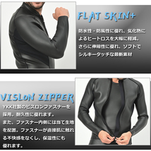MLWサイズ 2mm 長袖タッパー フロントジップ ウエットスーツ メンズ サーフ JPSA 日本サーフィン連盟 公認ブランド ANDNEWYOU 2024_画像4