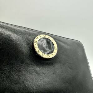 【超極美品】ブルガリ BVLGARI ダブルファスナー ダブルジップ オーガナイザー ビーゼロワン コローレ 長財布 wallet ブラック レザーの画像2