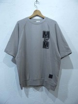 M&M HALF SLEEVE SWEATSHIRT(24-MSW-004)/半袖スウェット/S.BEIGE(L)/新品未使用_画像1