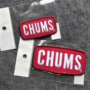 2枚セット CHUMS Wappen CH62-1471 CH62-1470 アイロン接着