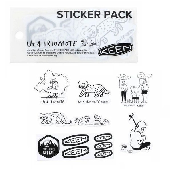 KEEN キーン STICKER PACK 1029336 新品 ステッカー 防水素材