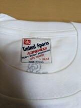 未使用　United Sports Lサイズ　42-44　MADE IN USA JDS URAGA MST 463　Tシャツ　半袖　古着_画像4