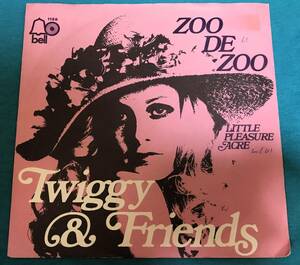 7”●Twiggy / Zoo De Zoo GERオリジナル盤 Bell Records 1158 ドイツ独自ジャケ 山下達郎がラジオでプレイ