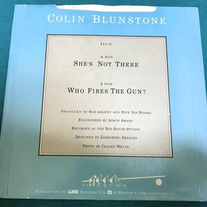 7”●Colin Blunstone / She's Not There UKオリジナル盤 FED 27 ソフトロック SOFT ROCKの画像2