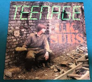 7”●U.K. Subs / Teenage UKオリジナル盤 GEMS 30 カラー盤 クリアーピンク盤