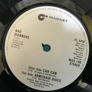 7”●Bad Manners / Can Can UKオリジナル盤 MAG 190の画像3