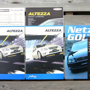 トヨタ アルテッツァ 1998年10月 販売店シール無し 1999年1月 カタログ 2冊 アクセサリー 価格表 Nets Go Vol.1 極上 TOYOTA ALTEZZAの画像1