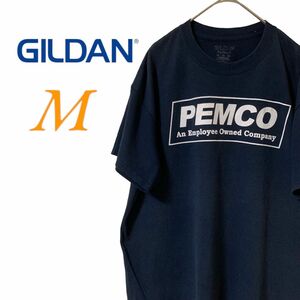 【US古着】GILDAN ギルダン M ネイビー Tシャツ 半袖 レギュラーヴィンテージ プリント メンズ レディース
