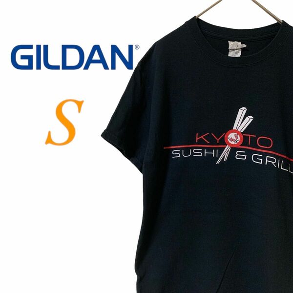 【US古着】GILDAN ギルダン ブラック S Tシャツ 半袖 レギュラーヴィンテージ プリント メンズ レディース