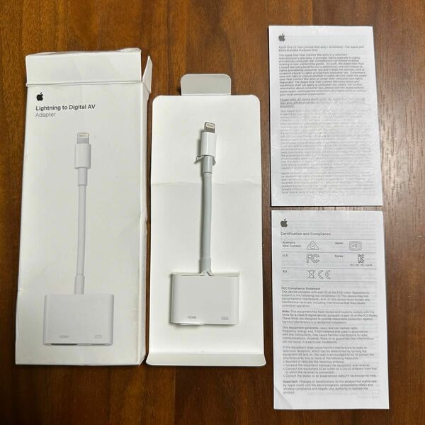 【Apple正規品】Apple Lightning to Digital AV Adapter HDMI変換アダプター 純正品